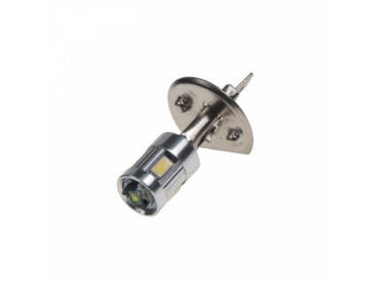 23388 led zarovka h1 bila 12smd samsung plus 3w osram 12v