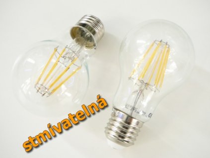 128457 led zarovka e27 dimf8w filament