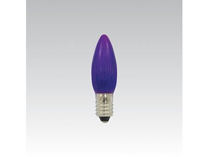 27980 zarovka 20v 3w e10 c13 vanocni fialova