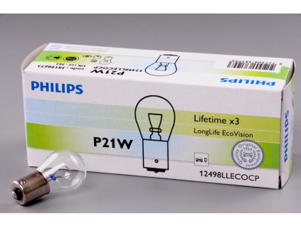 28307 zarovka 12v 21w ba15s longlife ecovision philips