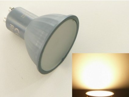 LED žárovka GU10 EL3W - Teplá bílá