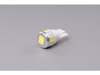 žárovka LED 12V-24V 5W W2,1x9,5d čirá 6xSMD