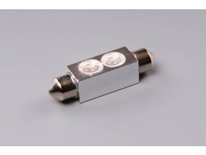 30684 zarovka led 12v 15w sv 10x41mm modra