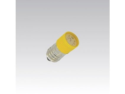 LED žárovka 24-28V/016 žlutá E10