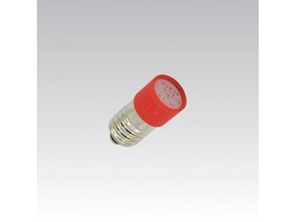 LED žárovka 220-230V/015 červená E10