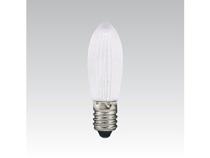 LED Žárovka vánoční E10 14V-55V červená