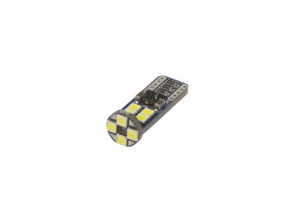 LED T10 bílá, 12-24V, 12LED/3030SMD