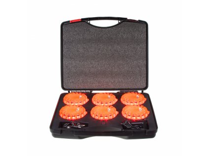 40596 led vystrazne svetlo 16led cervene set 6ks