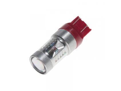 40703 cree led zarovka t20 7443 12 24v 30w 6x5w cervena