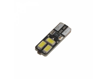 40717 led zarovka 12v s patici t10 bila 6led 5730smd canbus