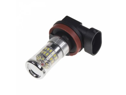 59875 turbo led zarovka 12 24v s patici h11 48w bila
