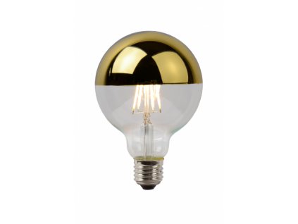 LED GLOBE G125 6W Filament zlatý vrchlík