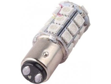 162176 zarovka led bay15d 12v 5w cervena brzdova obrysova 27xsmd5050
