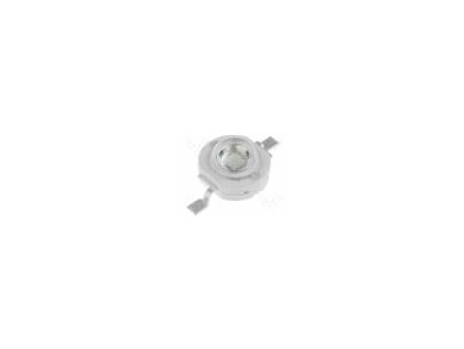 LED výkonová EMITER zelená 130lm 140° P: 3W 3,5÷4,5V