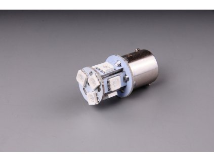 68024 zarovka led 24v 5w ba15s cervena 8xsmd