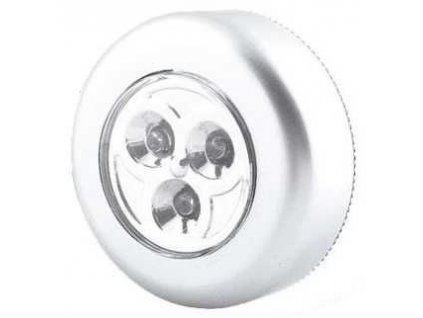 73696 nocni svetlo 3xled stribrne