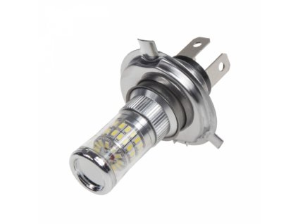 76875 turbo led 12 24v s patici h4 48w bila