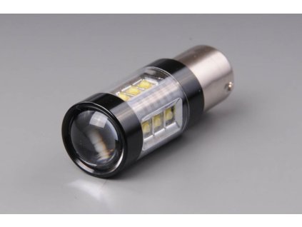 žárovka LED 12V-24V 21W BA15s čirá 16xLED OSRAM 80W