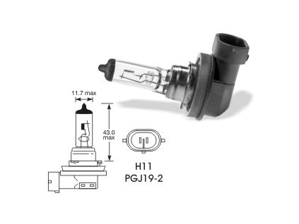 161733 12v h11 55w pgj 19 2 elta