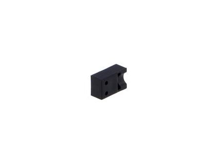 82407 objimka diody led 3mm polyamid uhlova cerna ul94v 2 h 3 4mm