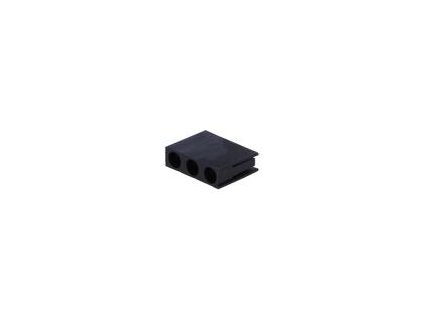 82408 objimka diody led 3mm polyamid uhlova cerna ul94v 2 h 15 3mm