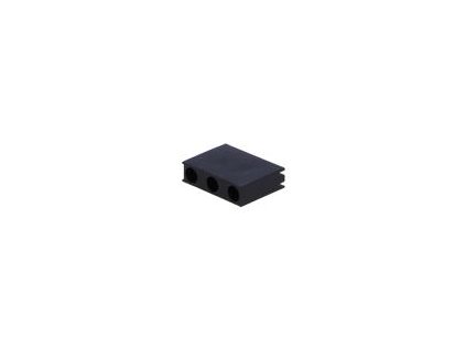82409 objimka diody led 3mm polyamid uhlova cerna ul94v 2 h 17mm