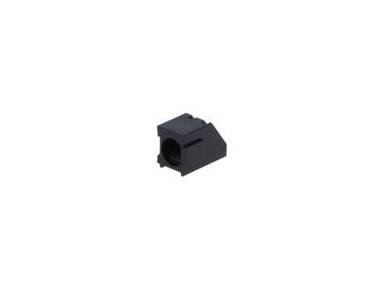 Objímka diody LED 3mm polyamid úhlová černá Poč.diod: 1