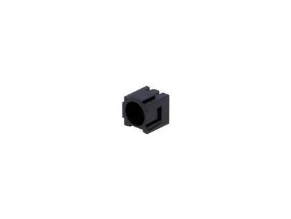 Objímka diody LED 5mm polyamid úhlová černá Poč.diod: 1