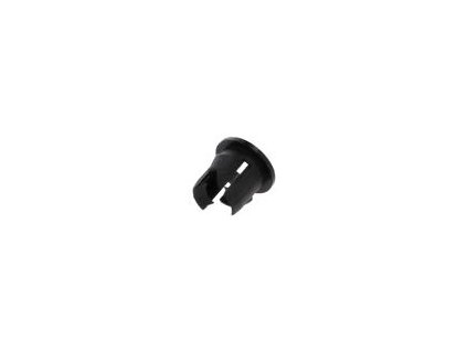 82447 drzak led 5mm jednodilne cerna ul94v 2 l 6 9mm mat polyamid