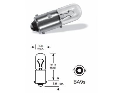 Autožárovka Elta 24V 2W - Ba9s