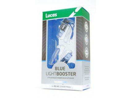 Autožárovky H3 24V 70W modrá sada Lightbooster Lucas - Pk22s