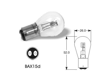 163049 6v 15 15w bax15d elta