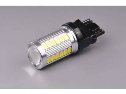 žárovka LED 12V-24V 27W W2,5x16d čirá 33xLED 5630 (3156)