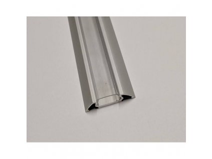 Profil pro moduly LED průhledný přisazené L: 1m hliník