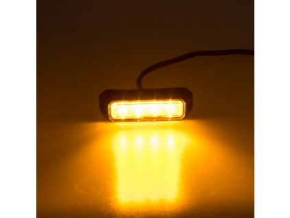 PREDATOR 4x3W LED 12-24V oranžový ECE R65