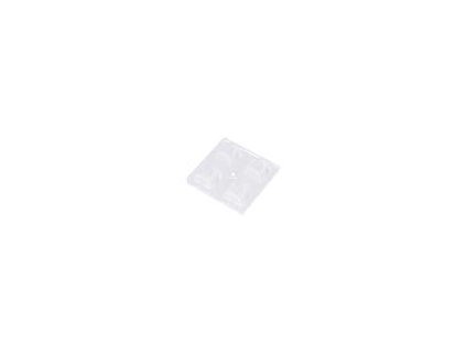 101976 cocka led ctvercovy pruhledna h 8 05mm vnej rozmery 50x50mm