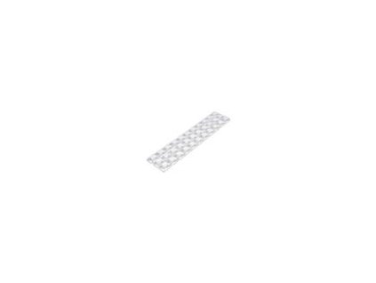 102026 cocka led obdelnikovy mat plexisklo pmma pruhledna h 8 45mm