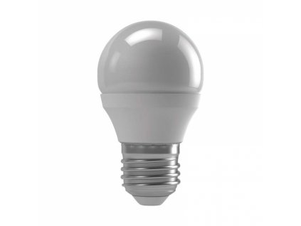 106703 led zarovka mini globe 5w e27 denni bila