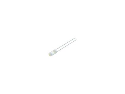 107334 led 3mm bila teple 7501120mcd 110 celo plochy 2700 3200k
