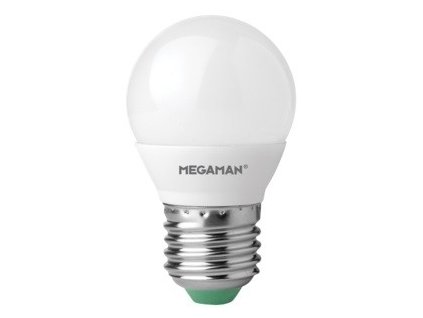 116217 megaman e27 3 5w 2800k 250lm nahrada 25w led kapkova zarovka p45 lg2603 5v2