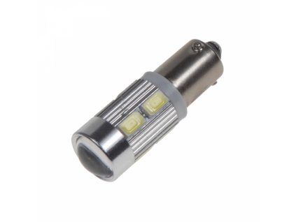 LED žárovka BAX9s bílá 12-24V 10LED/5730SMD