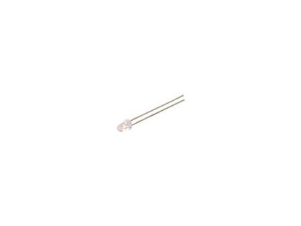 116651 led 3mm bila studena 11502200mcd 45 celo vypoukle