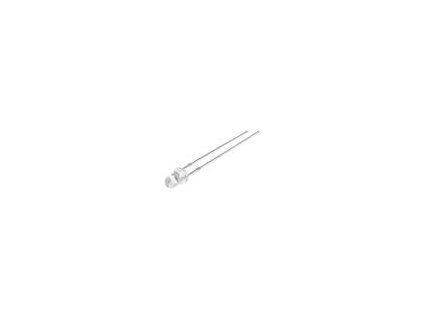 116656 led 3mm modra 330500mcd 30 celo vypoukle