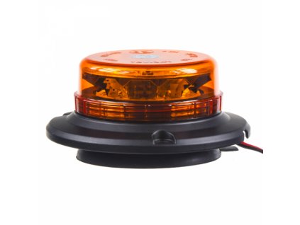 LED maják 12-24V 12x3W oranžový magnet ECE