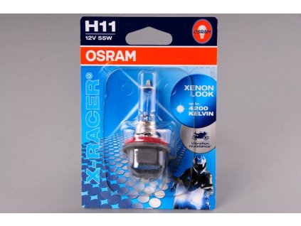 118996 zarovka h11 12v 55w pgj 19 2 x racer osram