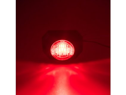 PROFI výstražné LED světlo vnější 12-24V červené ECE R65