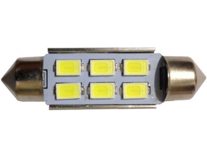 Žárovka LED SV8,5-8 sufit 36mm 12V/2W bílá, 6xLED5730