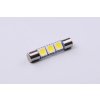 132595 zarovka led 12v 5w sv 7x31mm tvar sklenene pojistky
