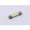 žárovka LED 12V 5W SV 7x31mm (tvar skleněné pojistky)