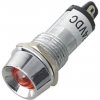123413 kontrolka 12v led cervena do otvoru 12mm
